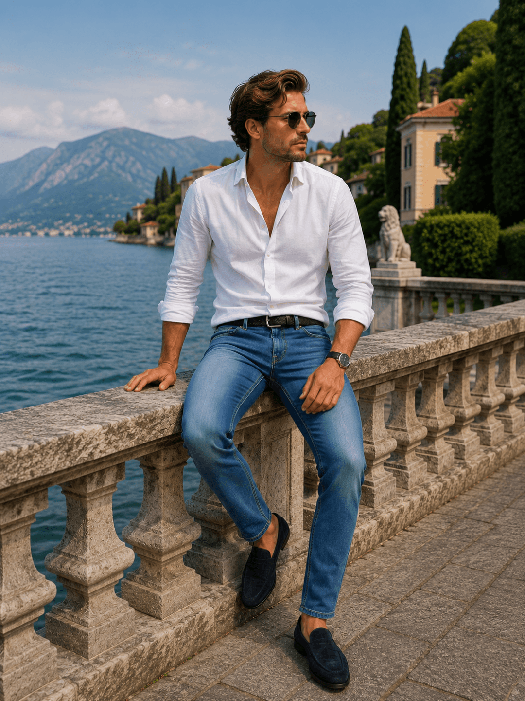 Tramarossa farmer Ottello élvarrott – denim kék
