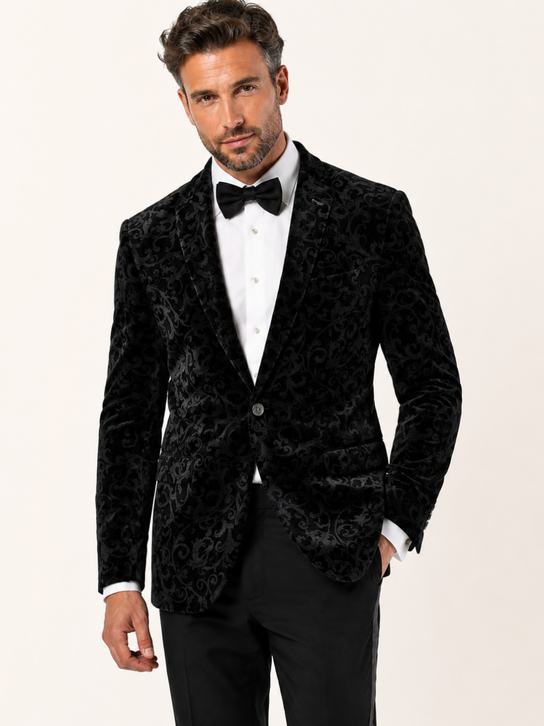 Canissi dinner jacket - fekete bársony