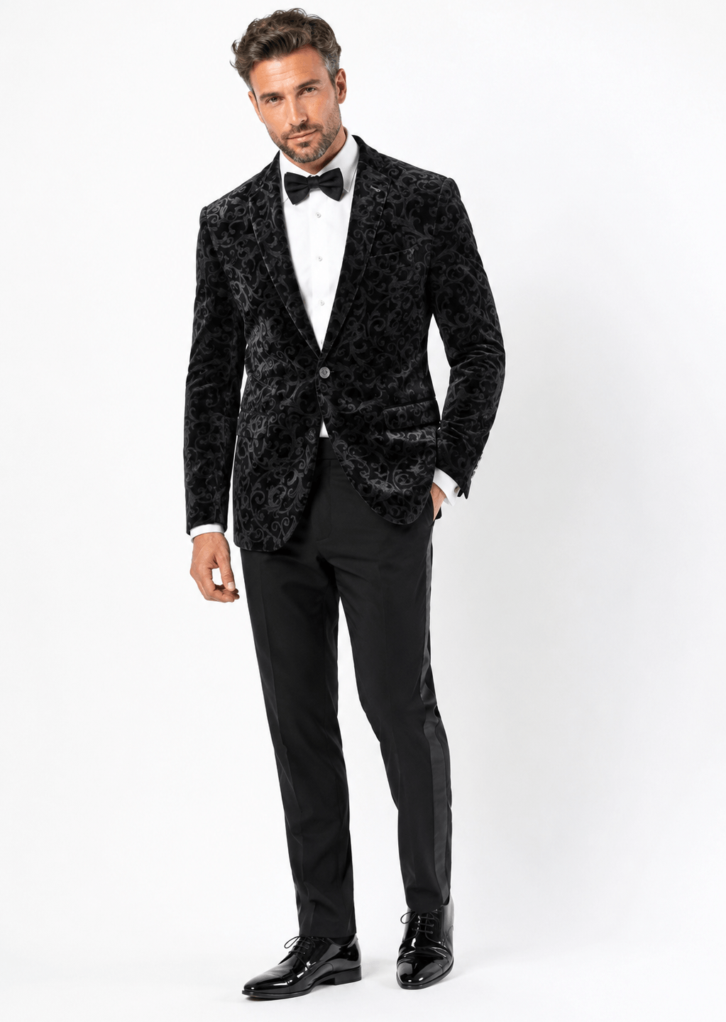 Canissi dinner jacket - fekete bársony