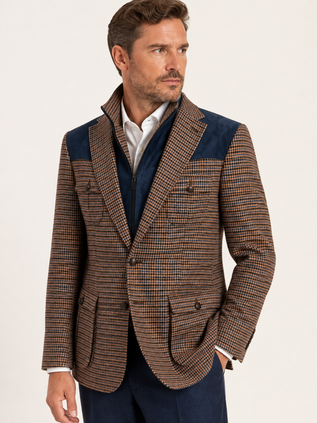 Edward Harris tweed zakó - rozsdabarna