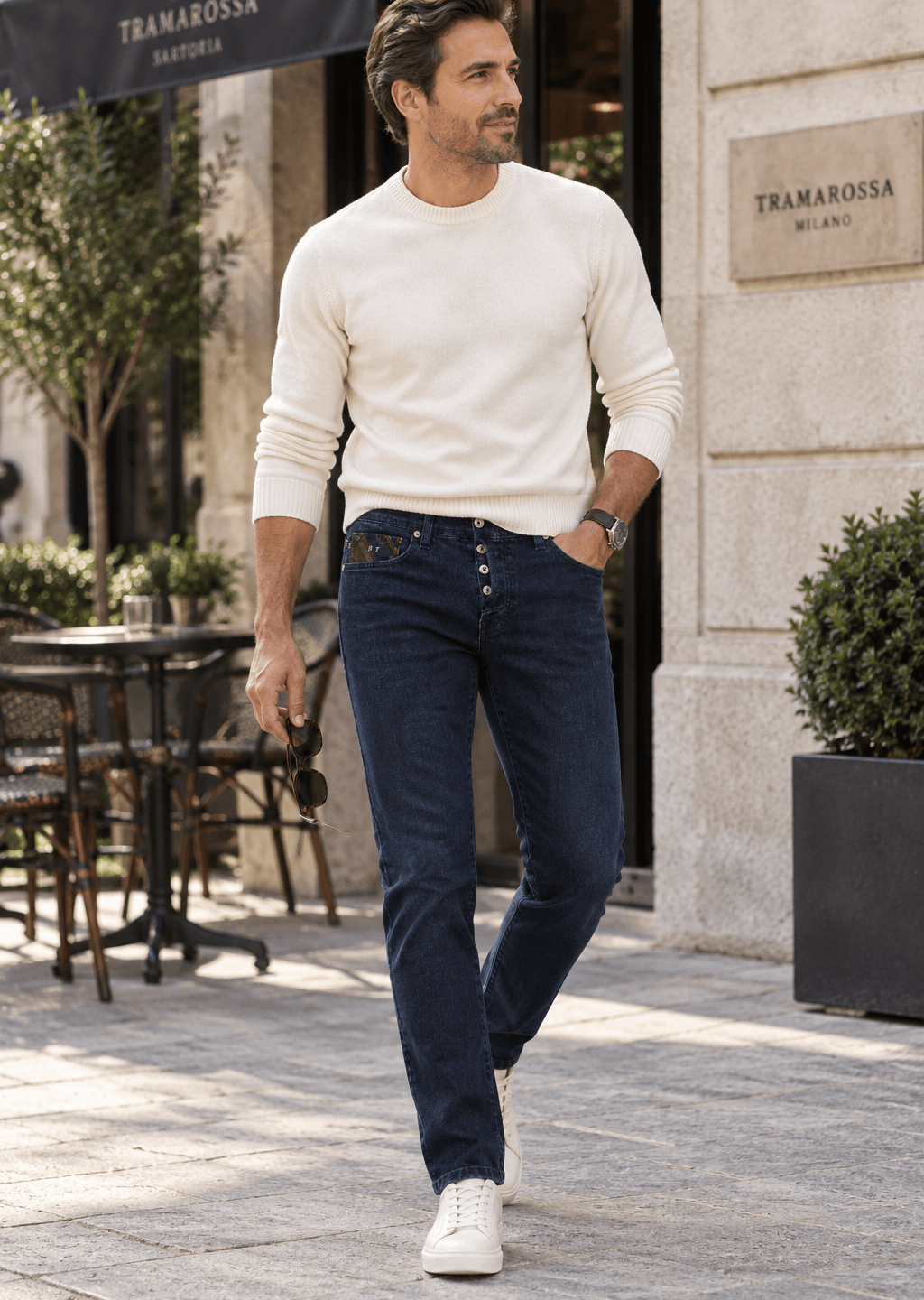 Tramarossa Leonardo farmer nadrág - kék (33)