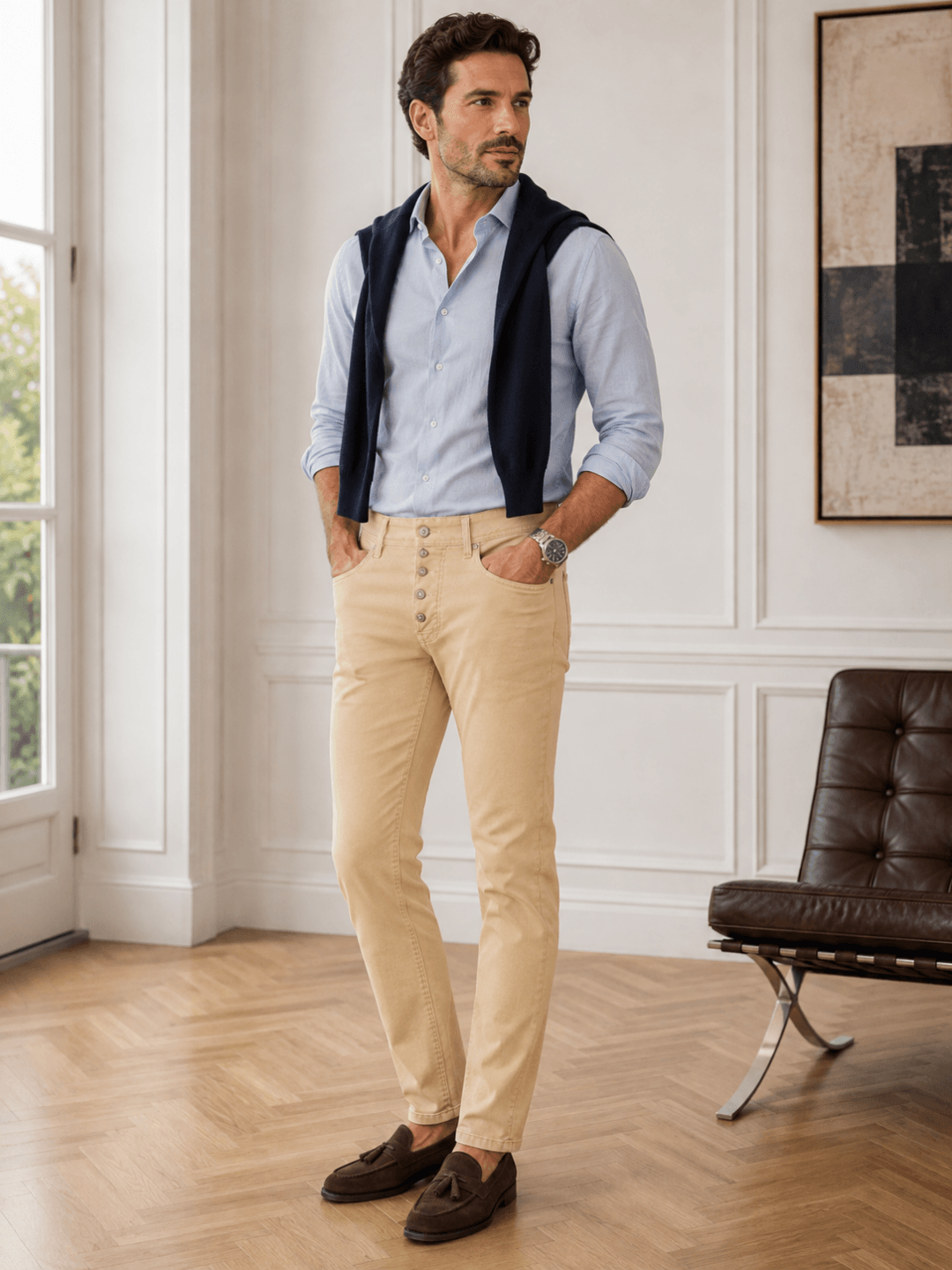 Tramarossa farmer Leonardo – krém sárga