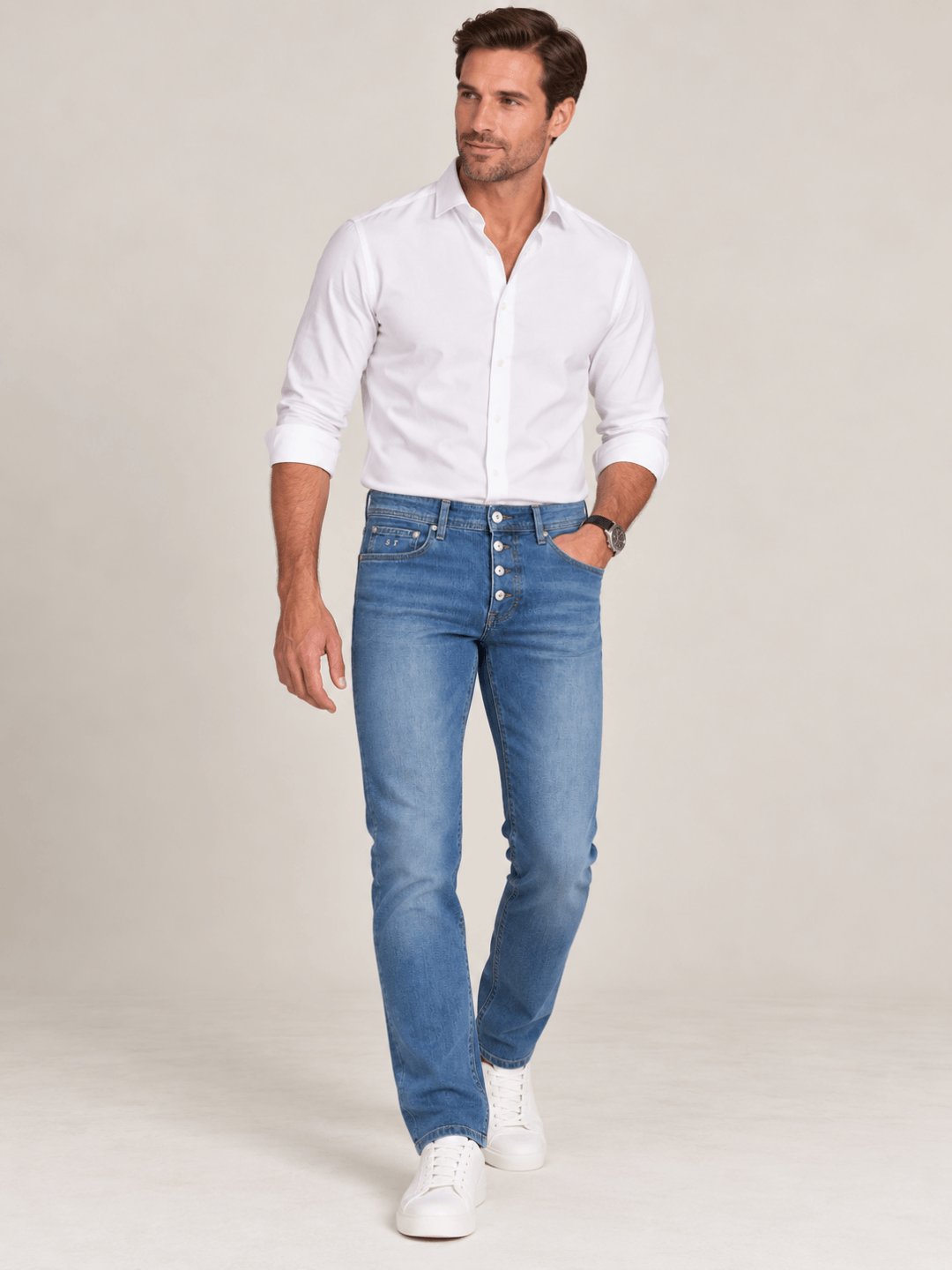 Tramarossa farmer nadrág - denim kék (33)