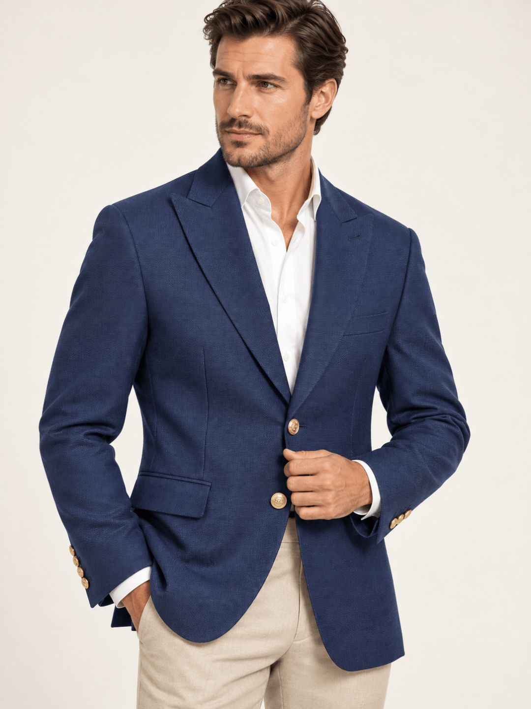 Elegáns öltönyzakó - navy kék